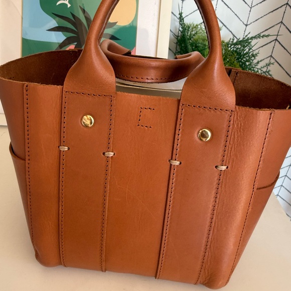 Clare V Tan Leather Tote - Picture 3 of 7